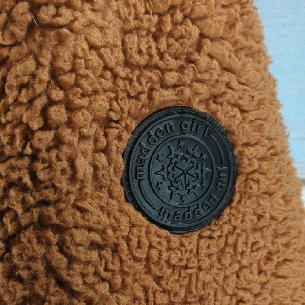 Universal Thread Teddy Jacket - Brown And Black - image 3